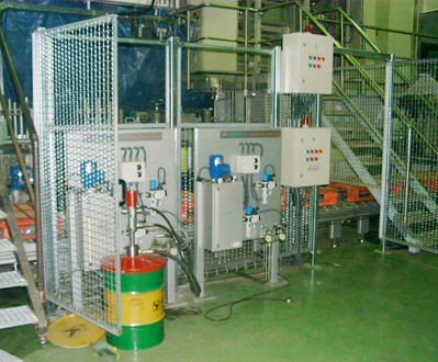 Sistema de lubricacin para planta embotelladora