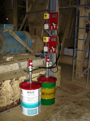 Sistema de lubricació per granuladores