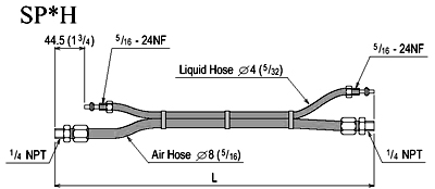 Showa SP Distributor Hose